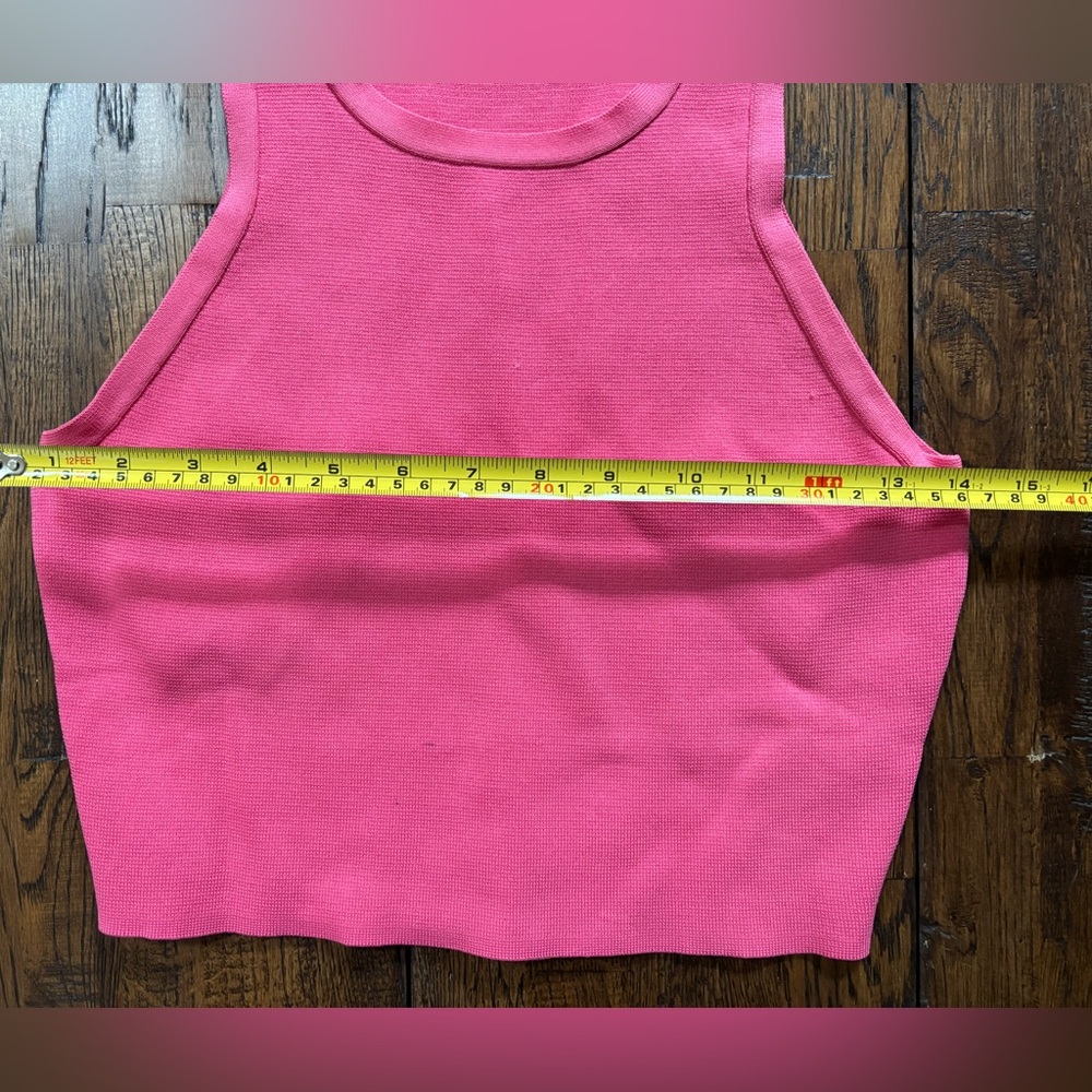 NWOT Zara Pink Cropped Top; Women’s M - Picture 7 of 7